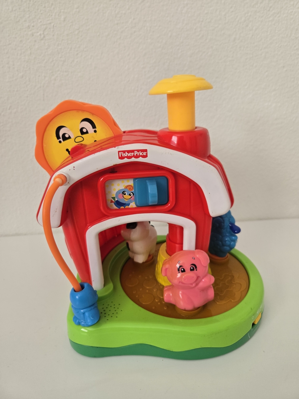 Fisher-Price Barnyard Carousel G9450 Musical Spinning Farm Animal Baby Toy 2004